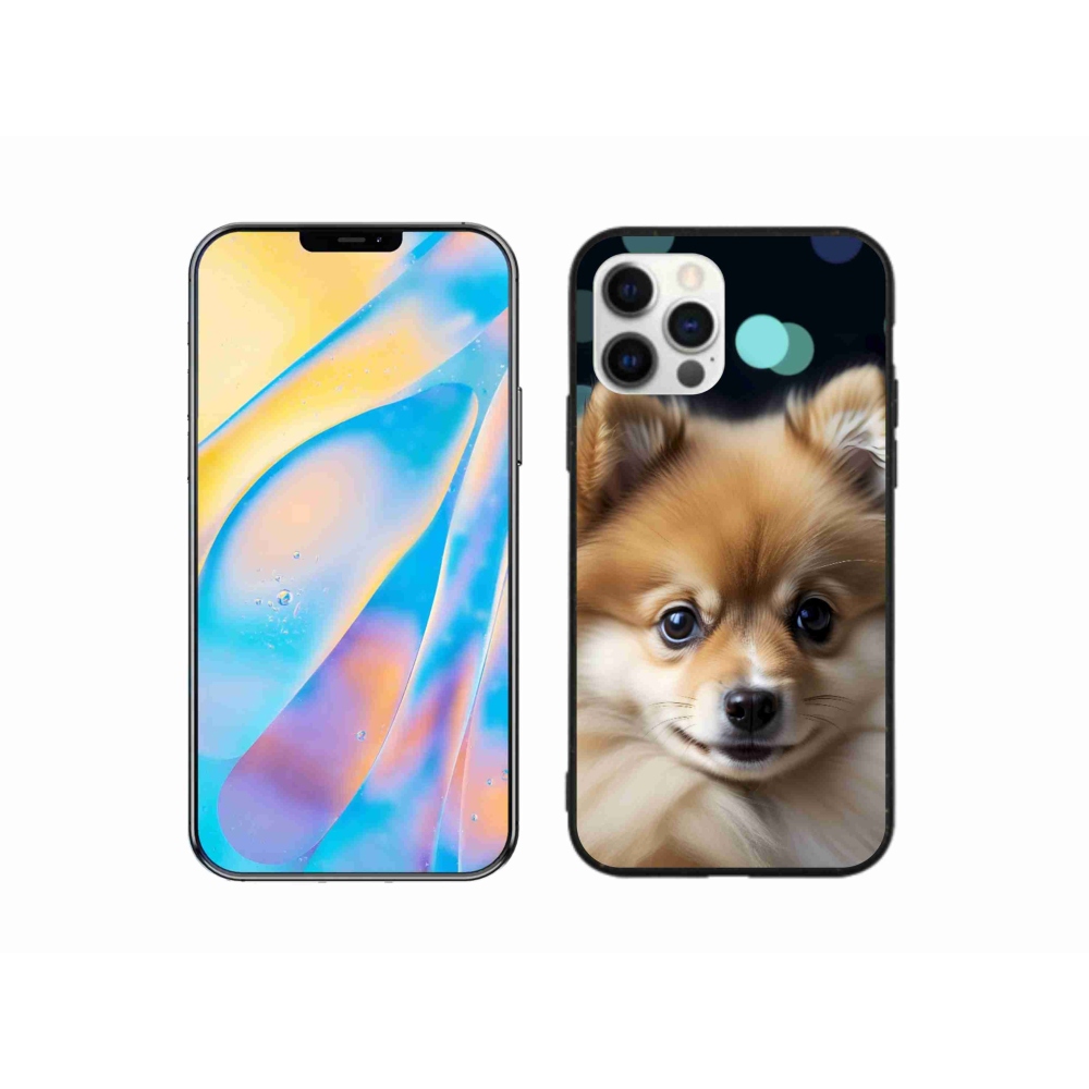 mmCase gél tok az iPhone 12 Pro-hoz – aranyos pomerániai