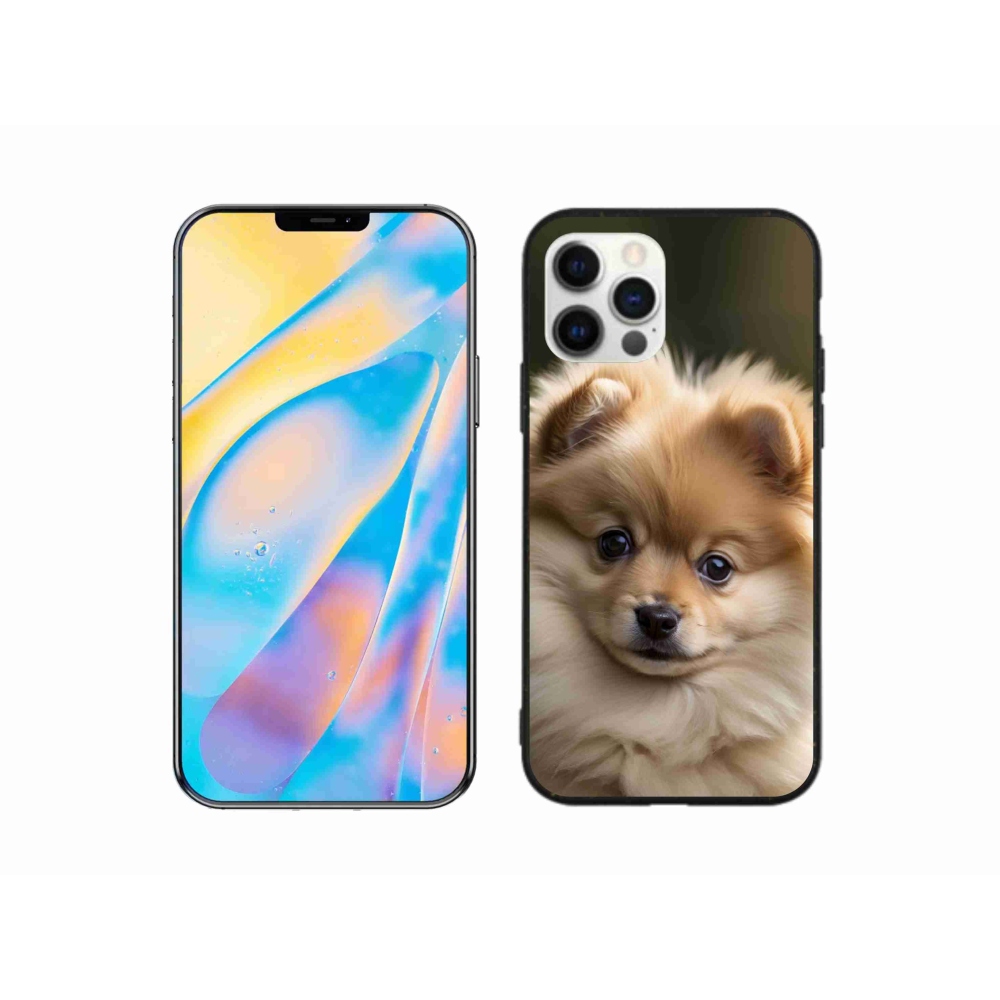 mmCase gél tok az iPhone 12 Pro-hoz – aranyos pomerániai 2