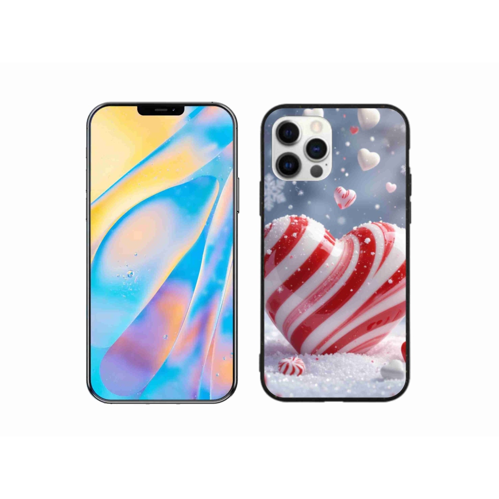 Zselés borítás mmCase iPhone 12 Pro készülékhez - édes szívecske
