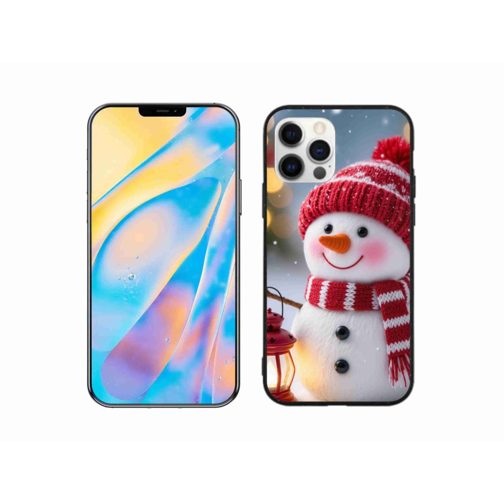 Gél borítás mmCase iPhone 12 Pro készülékhez - Hóember 2