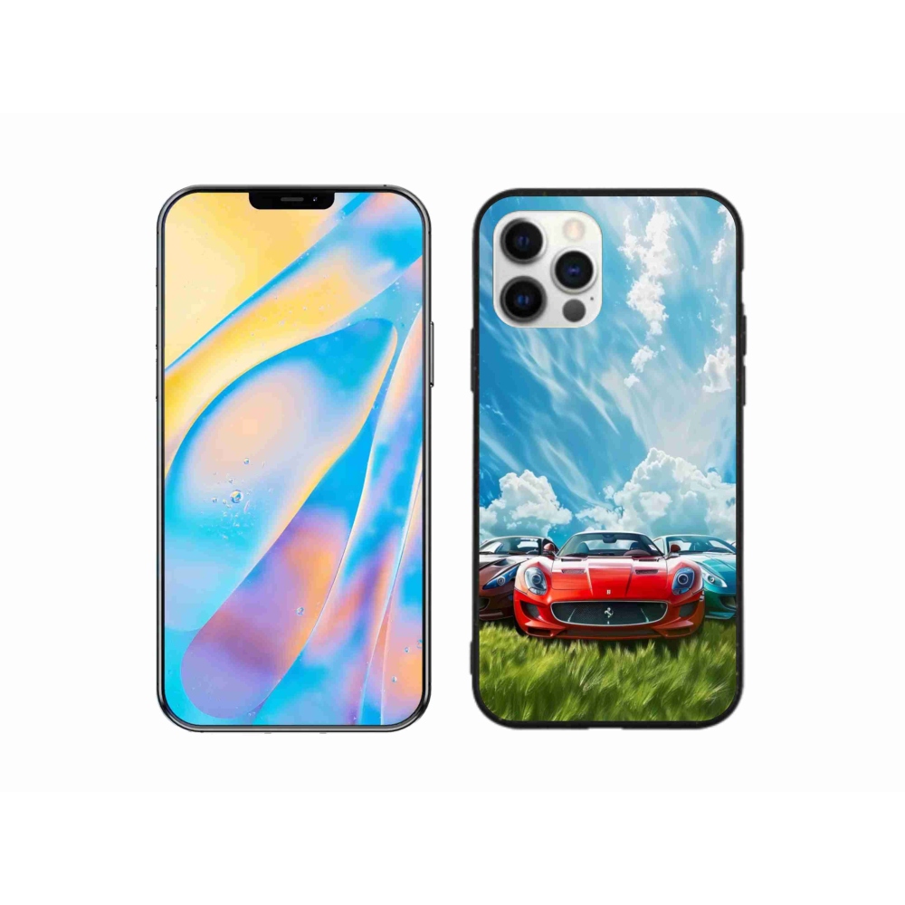 Zselés borítás mmCase iPhone 12 Pro készülékhez - sportkocsik