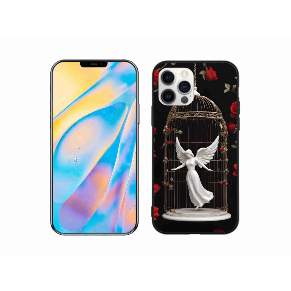Gél borítás mmCase iPhone 12 Pro készülékhez - csapdába esett angyal