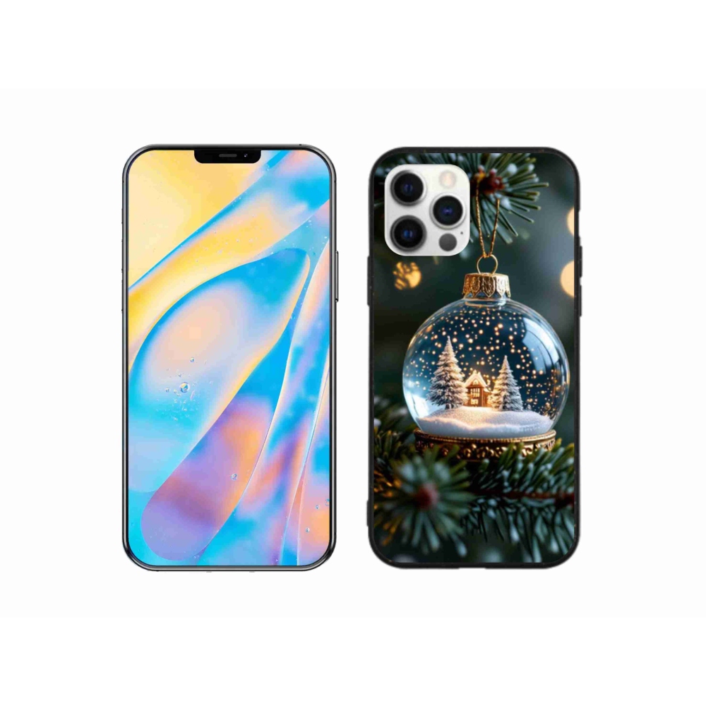 Gél borítás mmCase iPhone 12 Pro készülékhez - Karácsonyi gömbök 2
