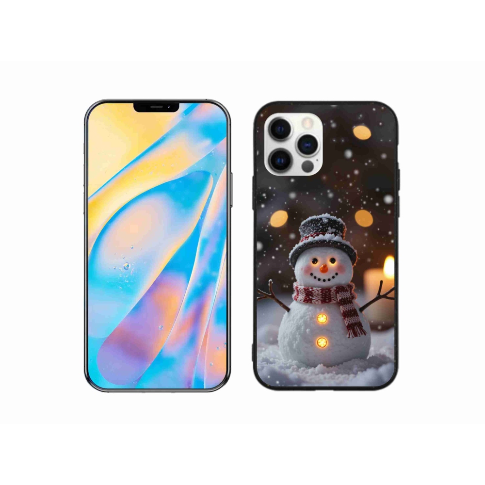 mmCase gél tok az iPhone 12 Pro-hoz – vidám hóember