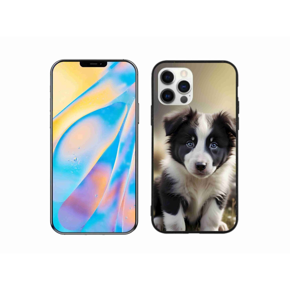 mmCase gél tok az iPhone 12-hez – aranyos border collie