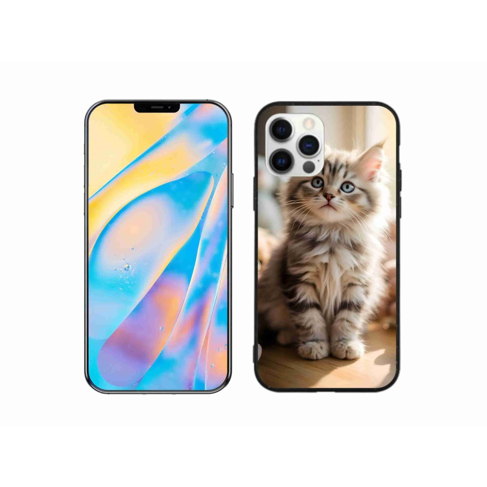 mmCase gél tok az iPhone 12-hez – aranyos cica 10