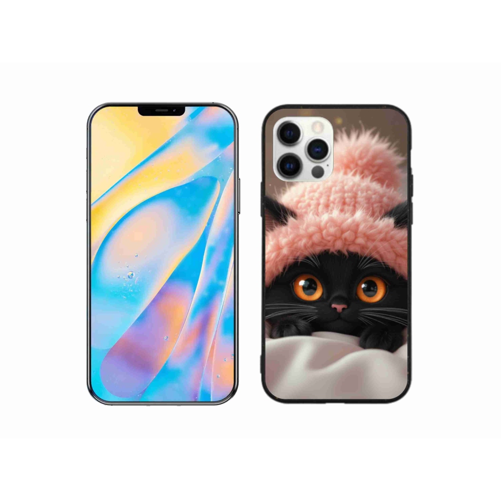 Gél borítás mmCase iPhone 12 készülékhez - aranyos cica 7