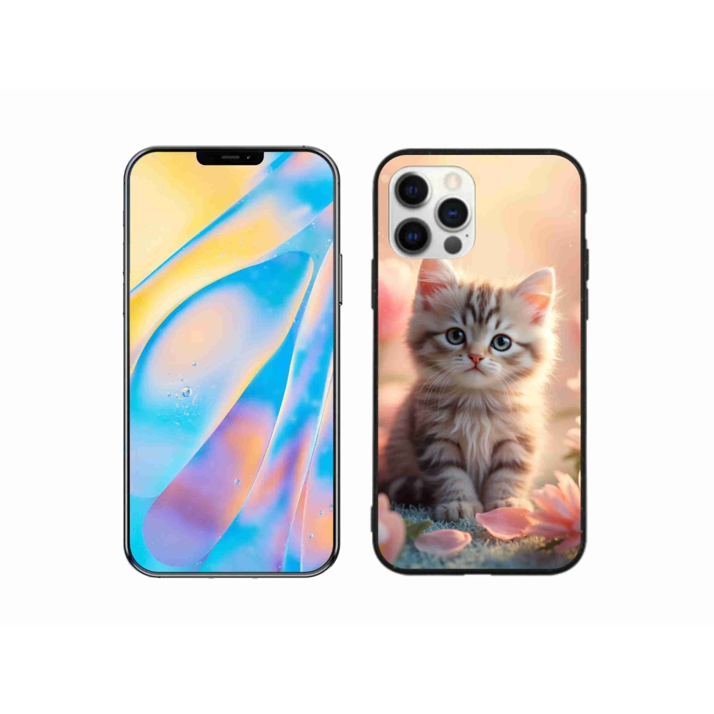 Gél borítás mmCase iPhone 12 készülékhez - aranyos cica 8