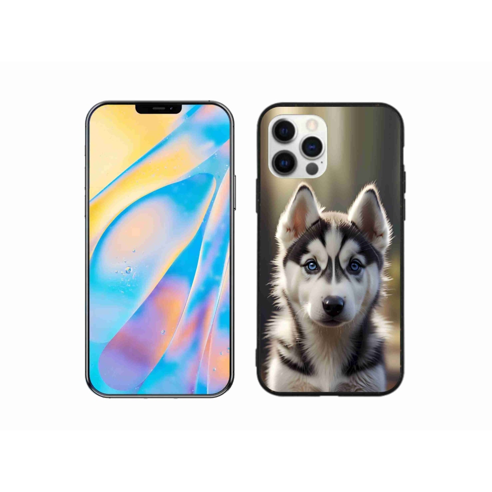 mmCase gél tok az iPhone 12-hez – aranyos szibériai husky