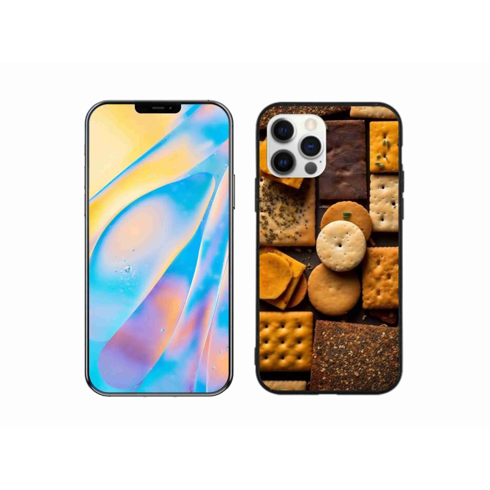 Zselés borítás mmCase iPhone 12 készülékhez - kekszek