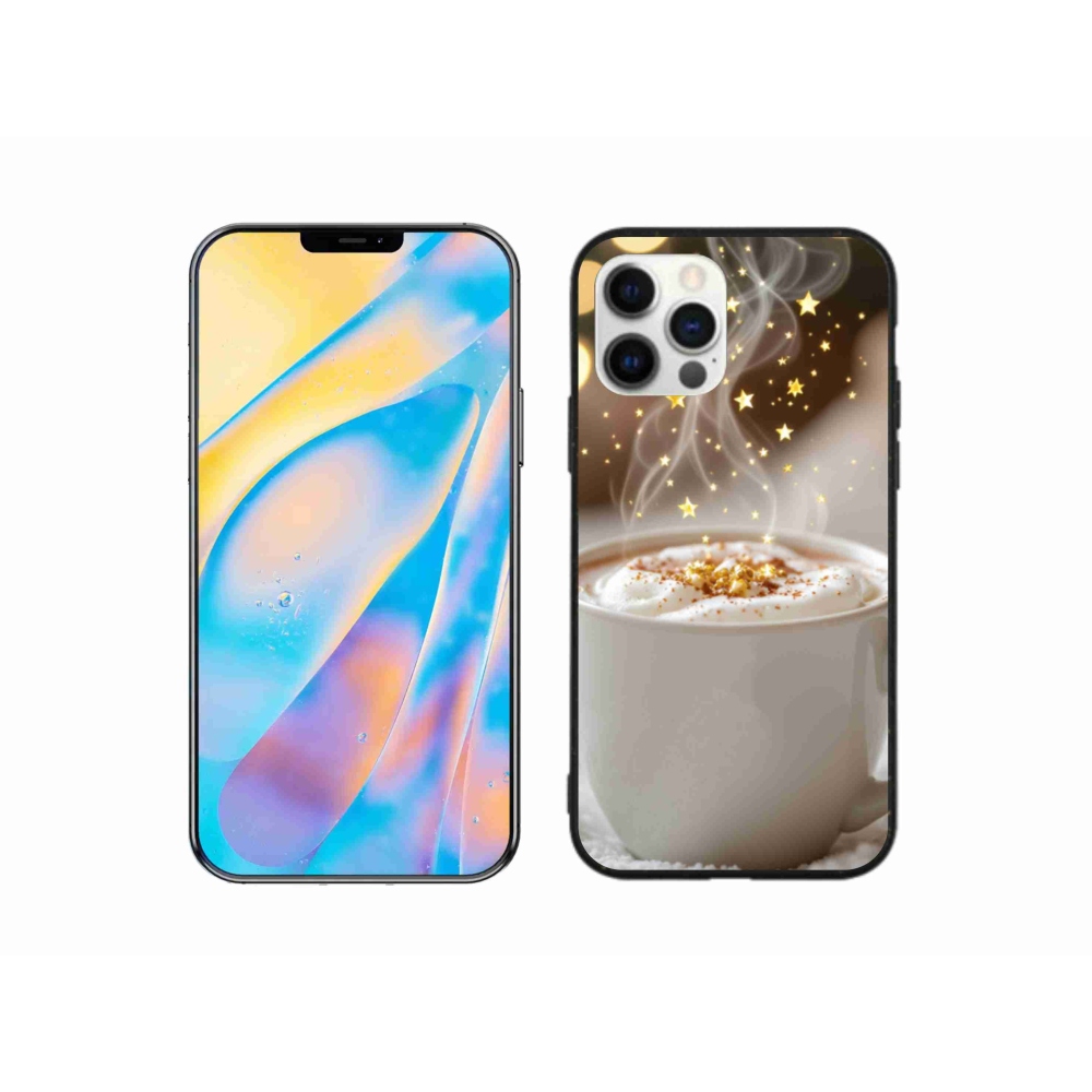 Gél borítás mmCase iPhone 12 készülékhez - Karácsonyi forró ital