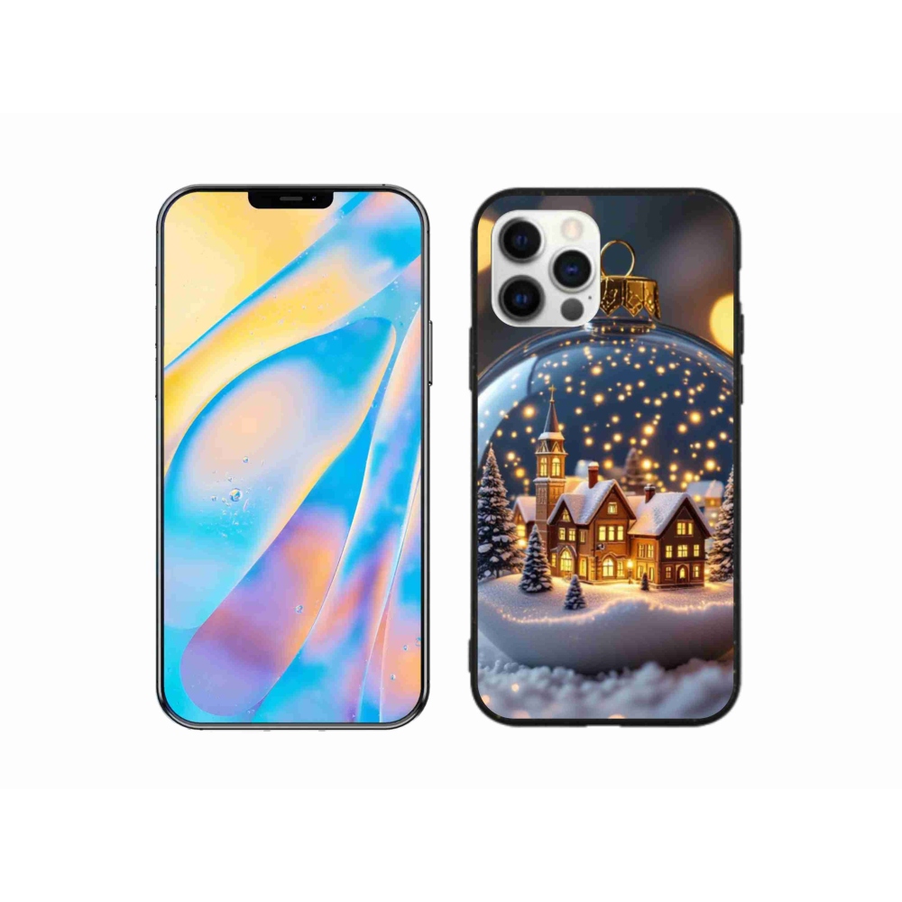 Gél borítás mmCase iPhone 12 készülékhez - Karácsonyi golyók 4
