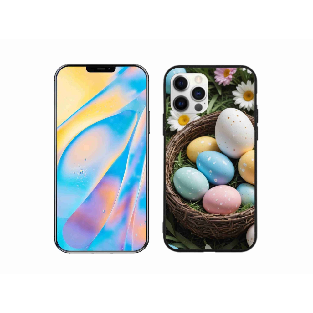 Gél borítás mmCase iPhone 12 készülékhez - Húsvéti tojások 2