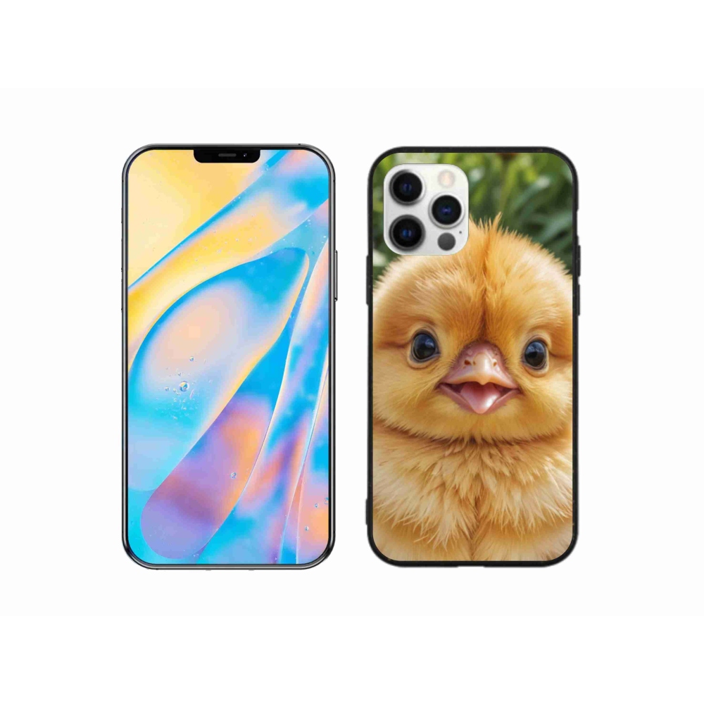 Gél borítás mmCase iPhone 12 készülékhez - boldog csaj