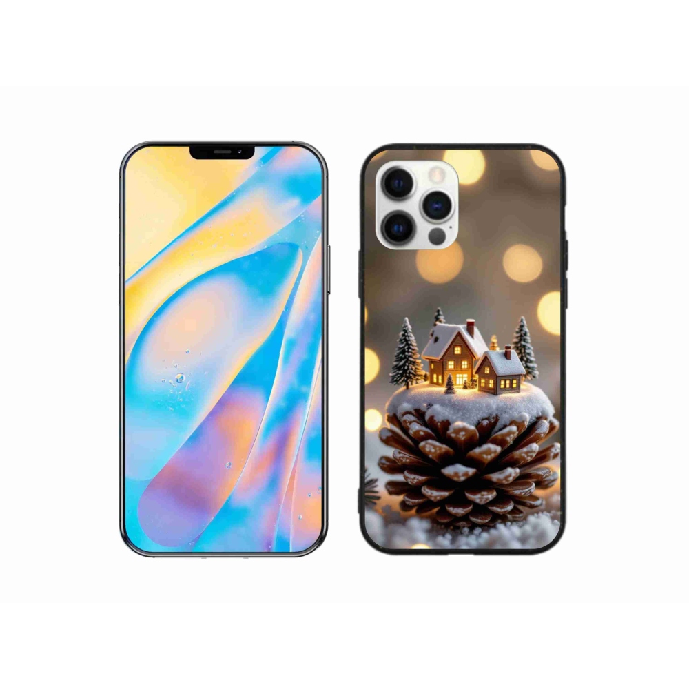 mmCase gél tok az iPhone 12-hez – téli falu