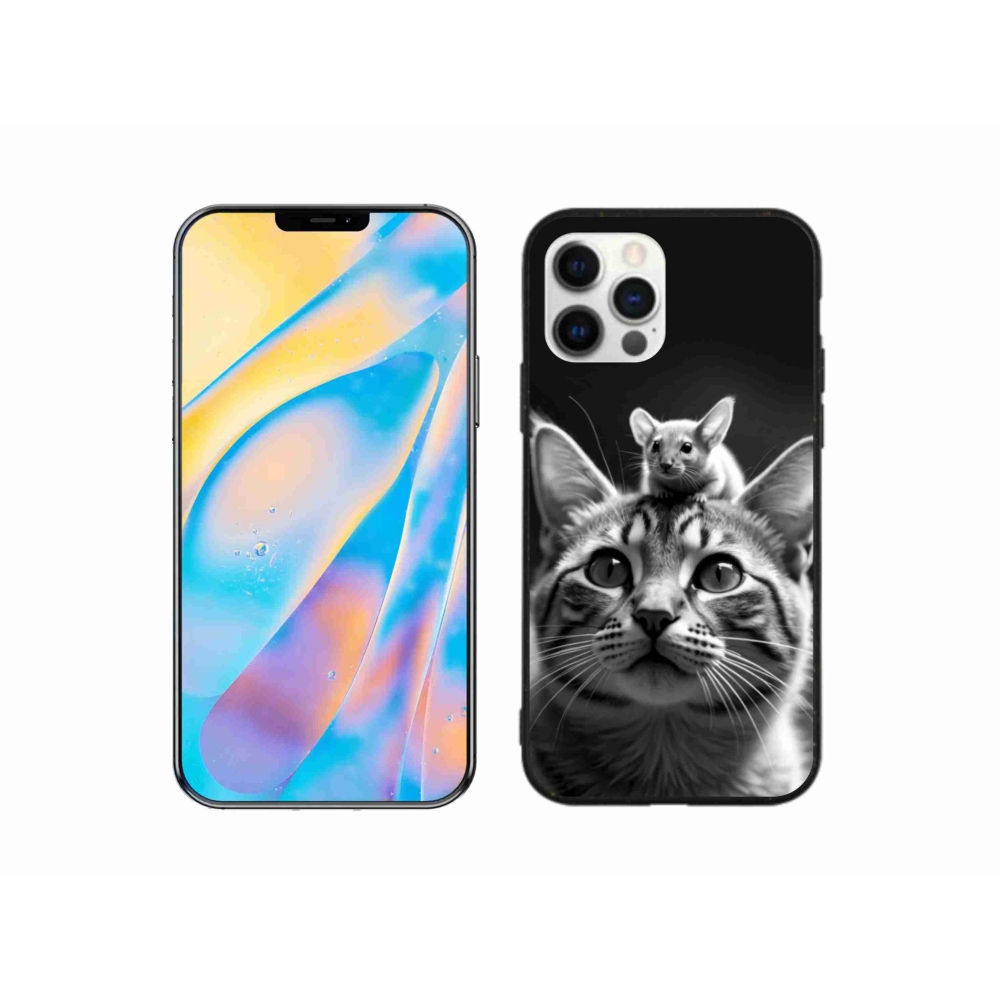 Gél borítás mmCase iPhone 12 készülékhez - Állati barátság 2
