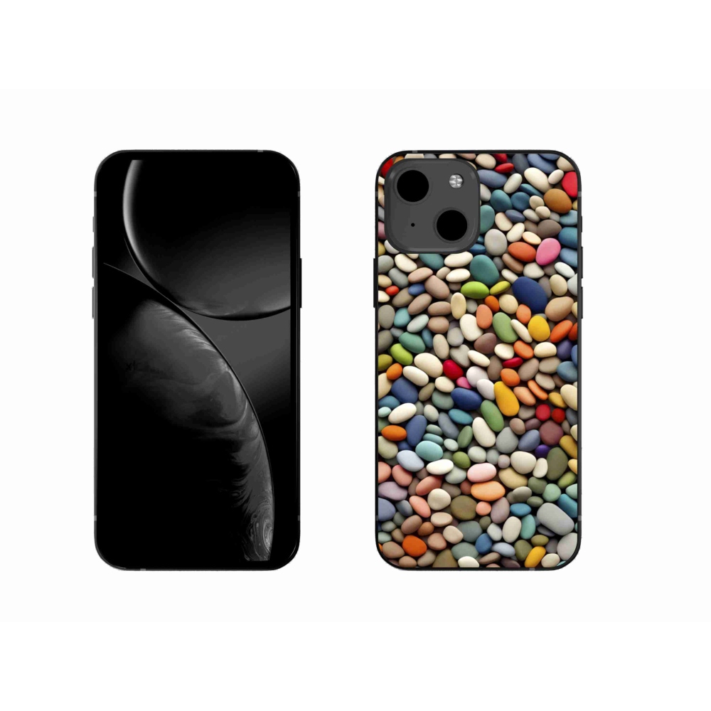 Gél borítás mmCase iPhone 13 készülékhez - színes strasszkövek 2