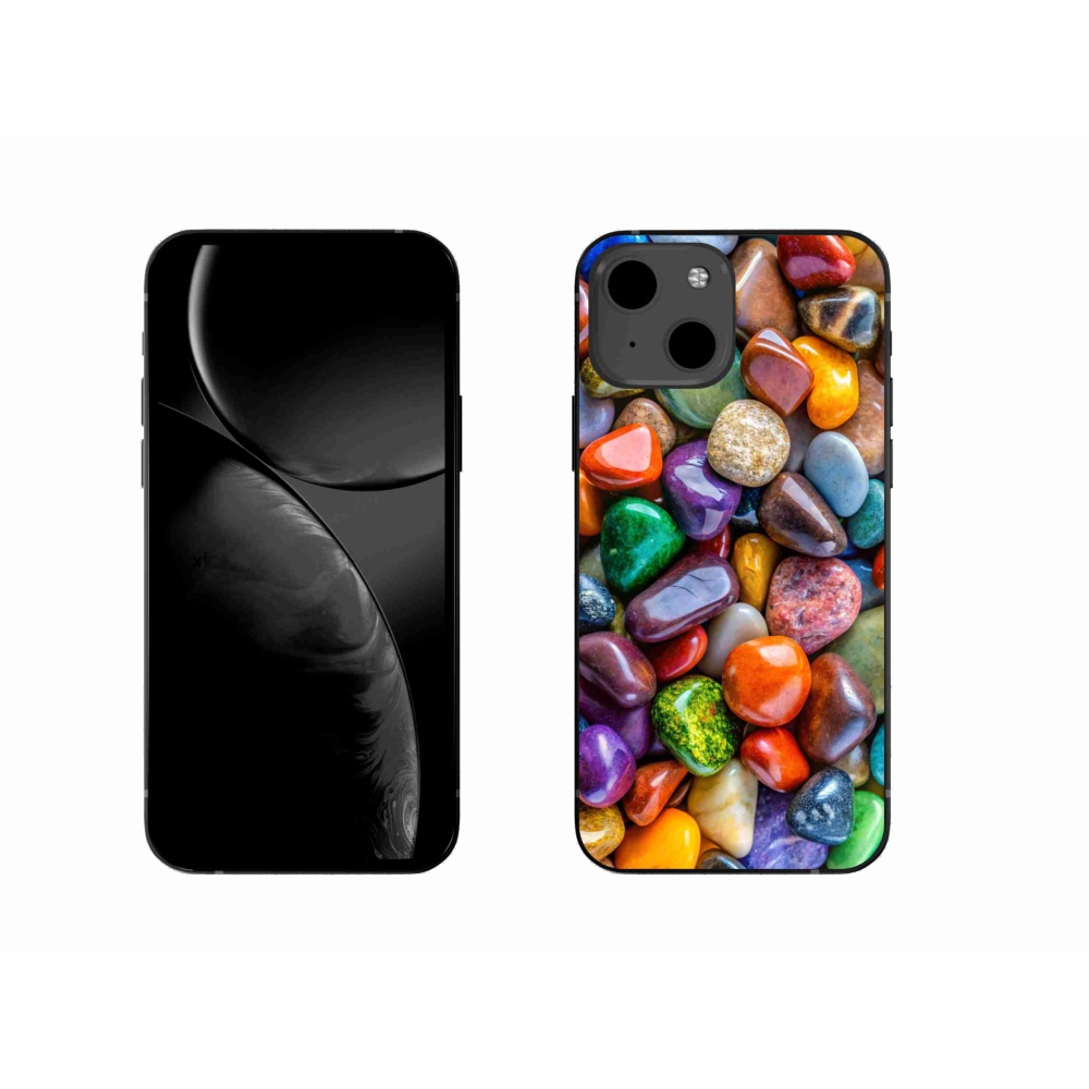 Zselés borítás mmCase iPhone 13 készülékhez - színes strasszkövek