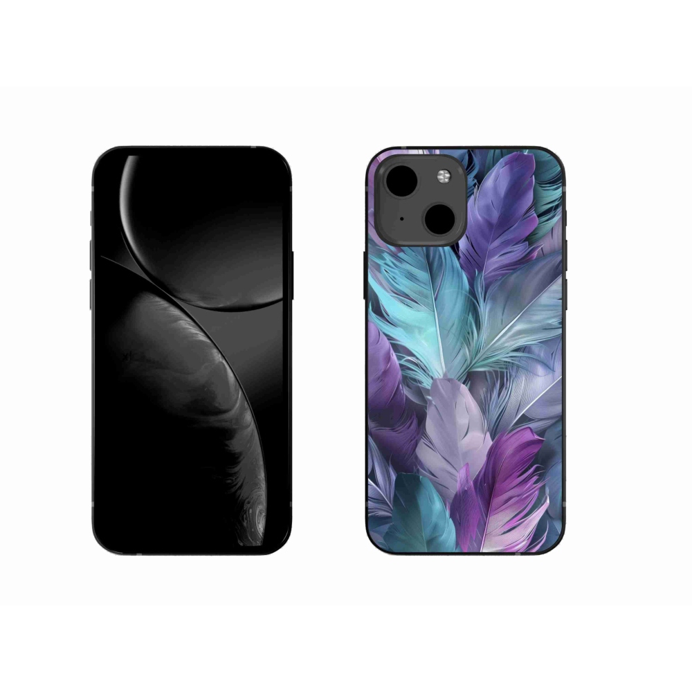 Zselés borítás mmCase iPhone 13 készülékhez - színes toll 2