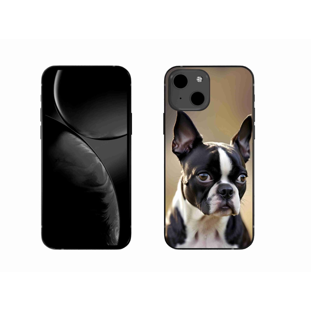 mmCase gél tok az iPhone 13-hoz – bostoni terrier