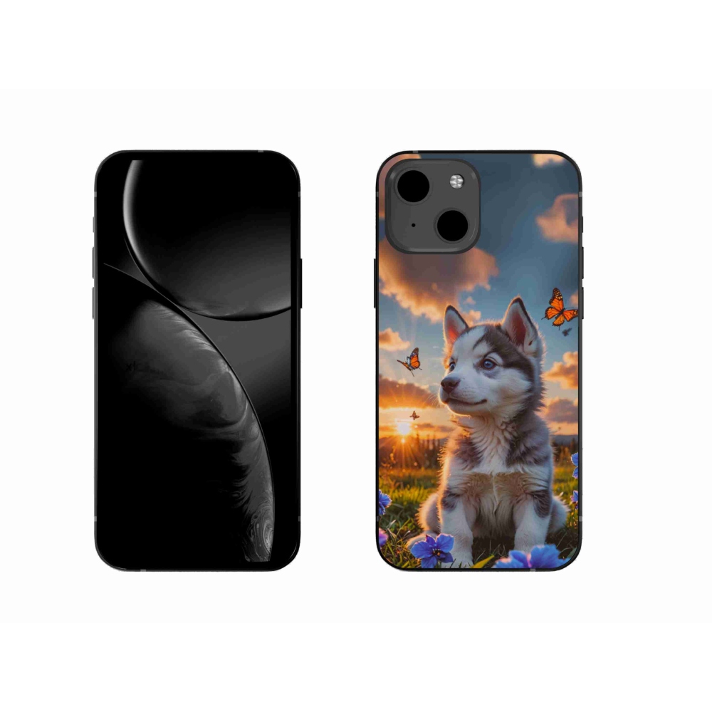 mmCase gél tok az iPhone 13-hoz – husky naplementekor