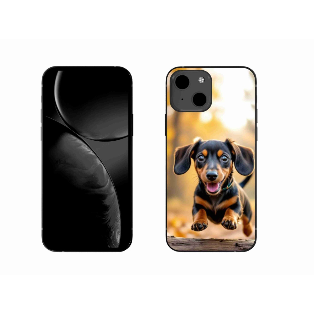 Zselés borítás mmCase iPhone 13 készülékhez - tacskó 2