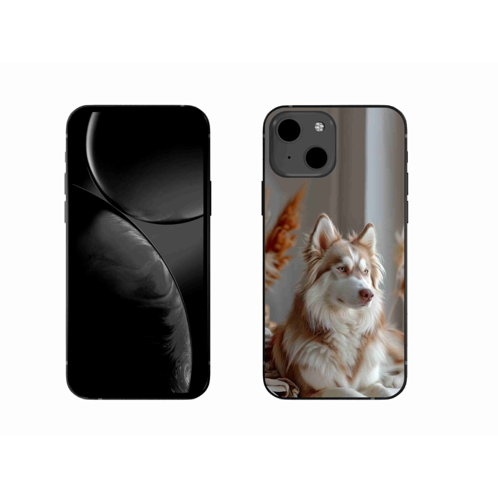 mmCase gél tok az iPhone 13-hoz – nyugodt szibériai husky