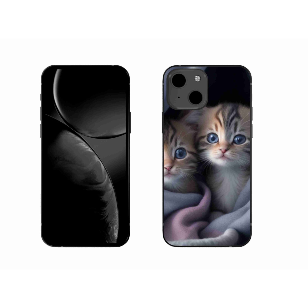 Zselés borítás mmCase iPhone 13 készülékhez - cat duo 2