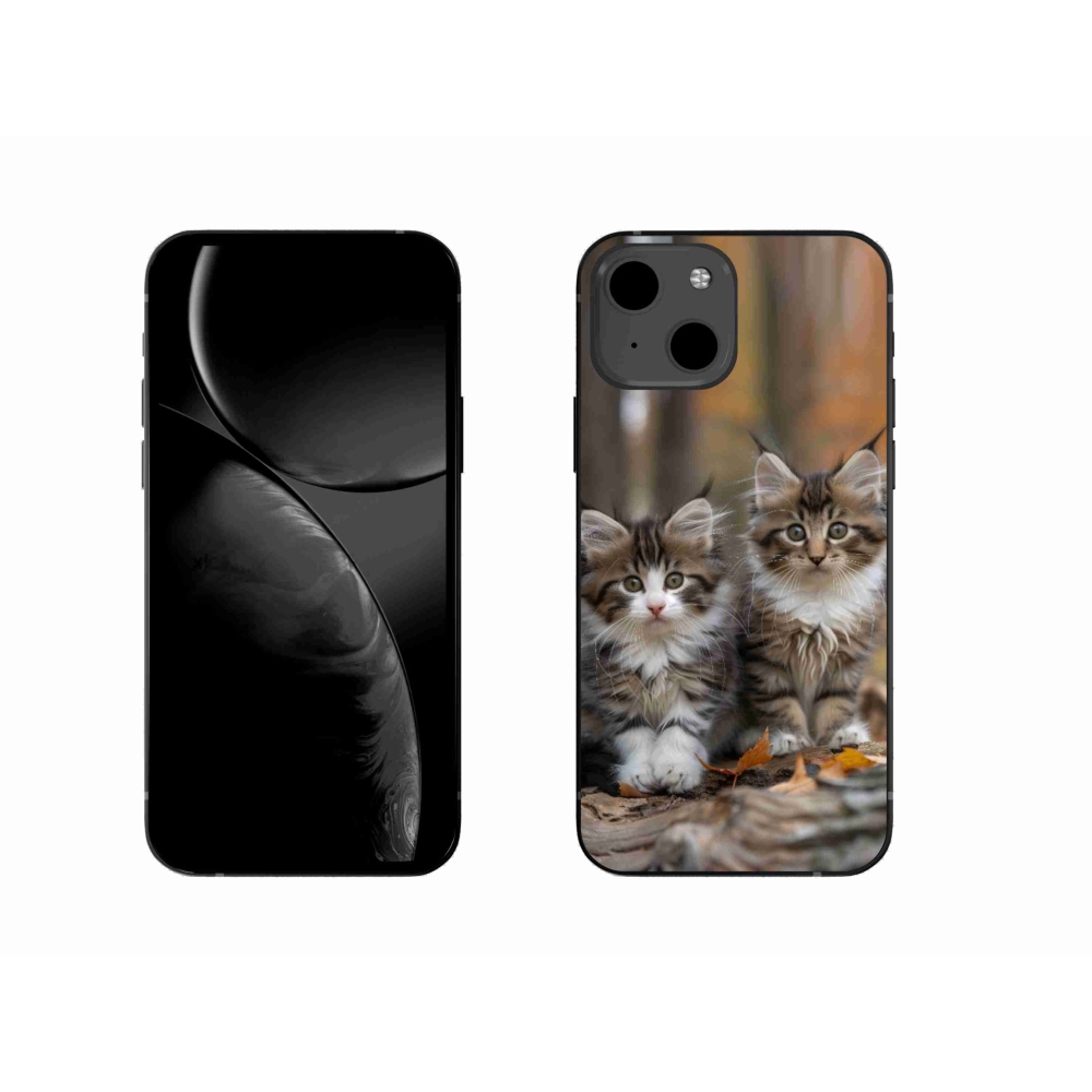 mmCase gél tok az iPhone 13-hoz – macska-duó 3