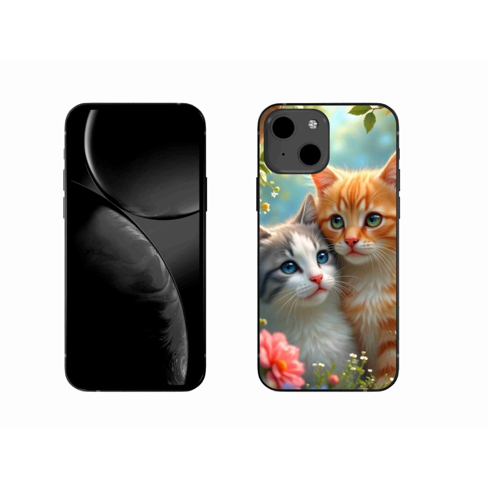Zselés borítás mmCase iPhone 13 készülékhez - macskaszerelem 2
