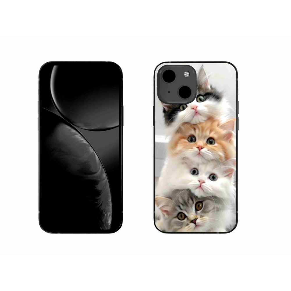 Zselés borítás mmCase iPhone 13 készülékhez - cat group