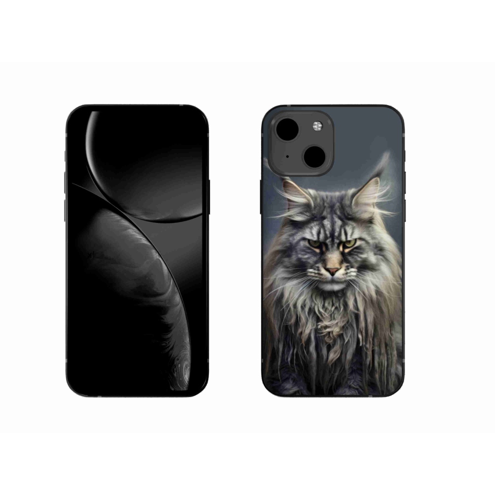 Zselés borítás mmCase iPhone 13 készülékhez - macskaszem nézet 4