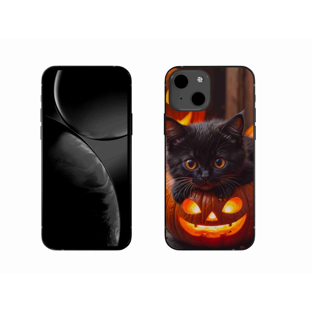 Zselés borítás mmCase iPhone 13 készülékhez - cica és tök