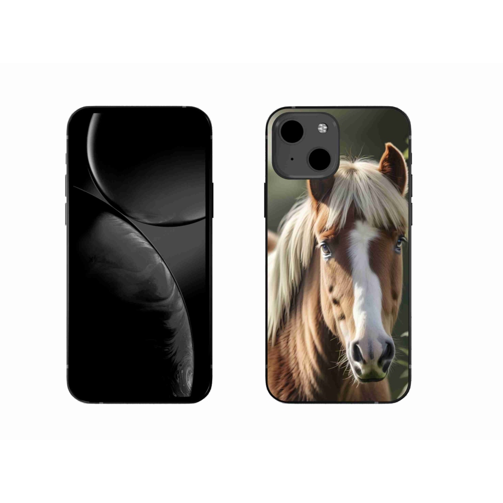 mmCase gél tok az iPhone 13-hoz – világos sörényű ló
