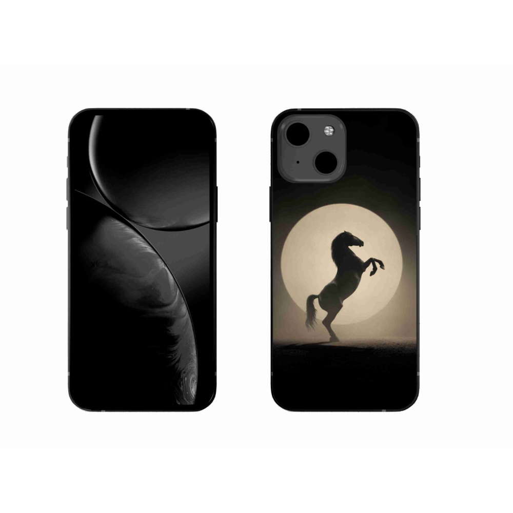 Zselés borítás mmCase iPhone 13 készülékhez - ló sziluettben