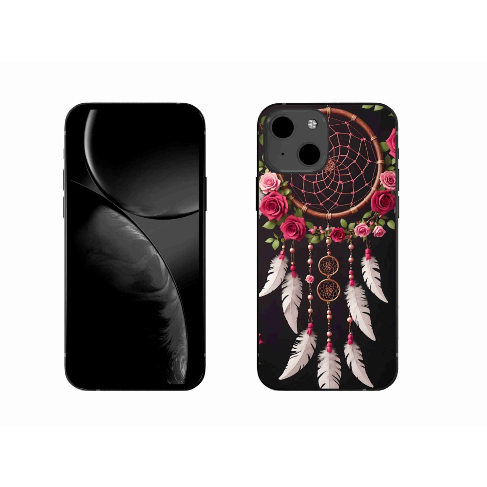 mmCase gél tok az iPhone 13-hoz – álomfogó rózsákkal