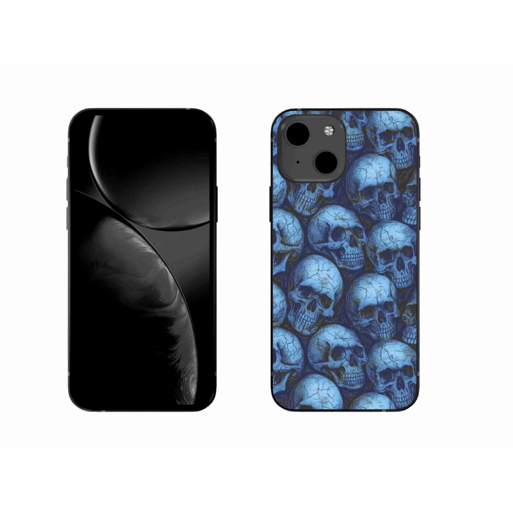 Zselés borítás mmCase iPhone 13 készülékhez - koponyák