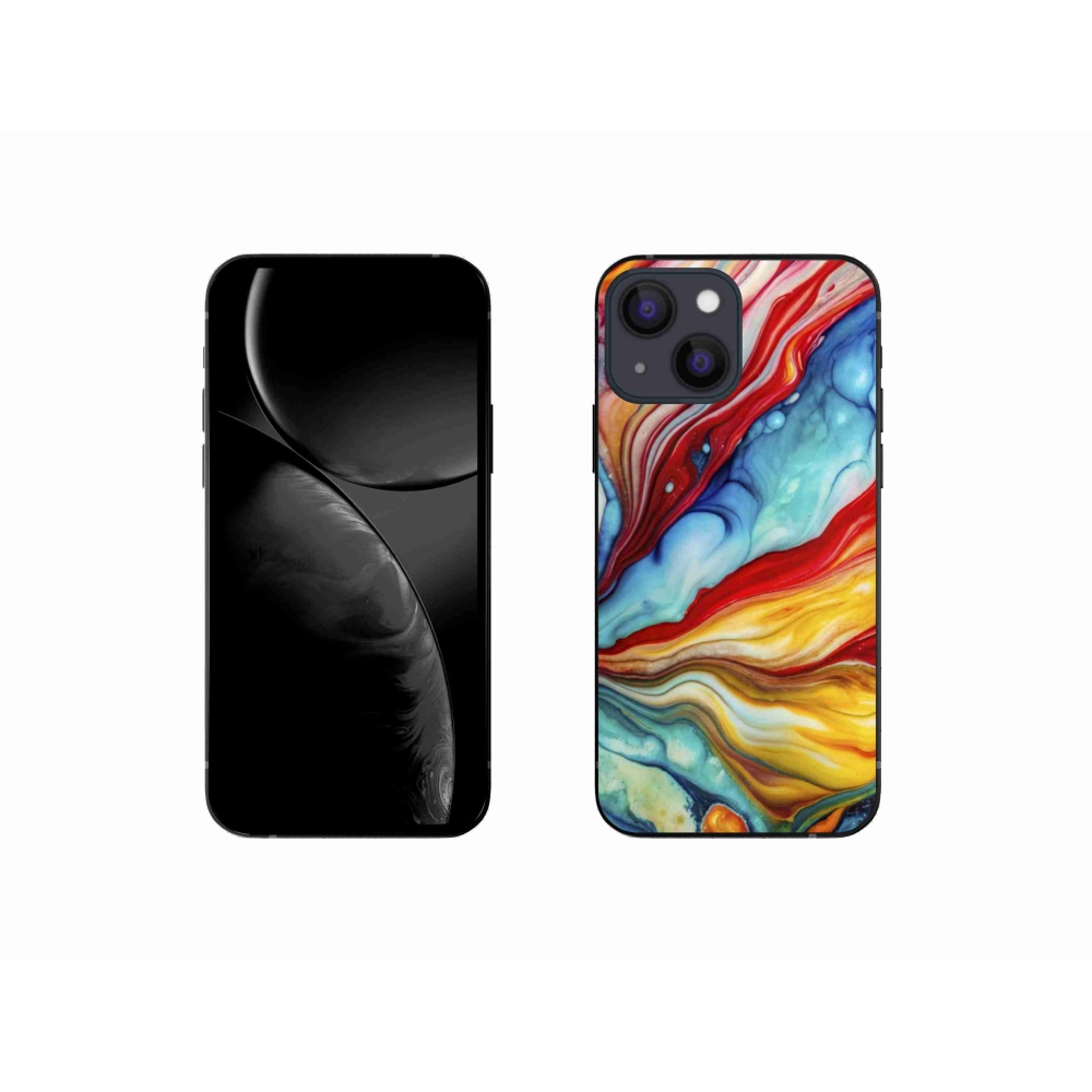 Gél borítás mmCase iPhone 13 Mini készülékhez - absztrakt motívum 58
