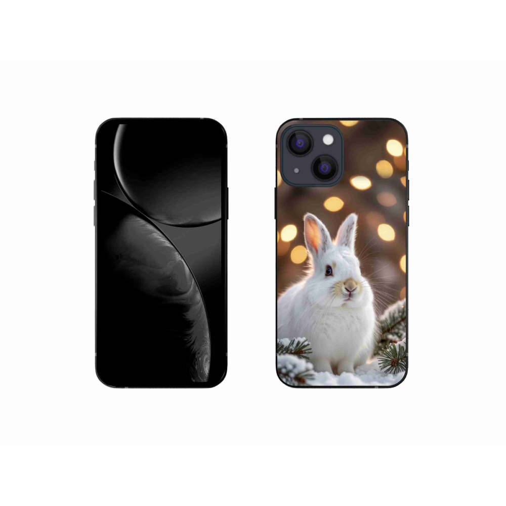 mmCase gél tok az iPhone 13 Mini-hez – fehér nyuszi