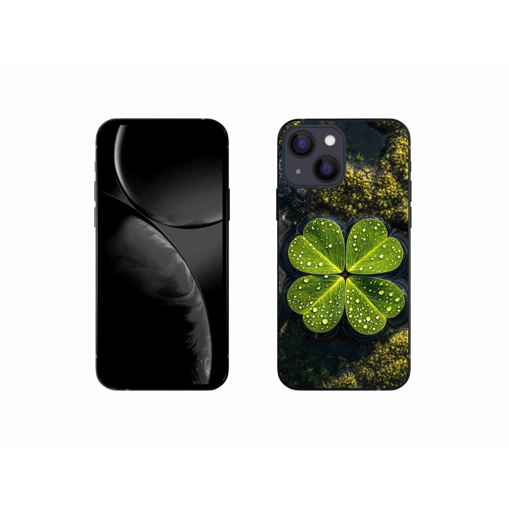 Gél borítás mmCase iPhone 13 Mini készülékhez - négylevelű lóhere