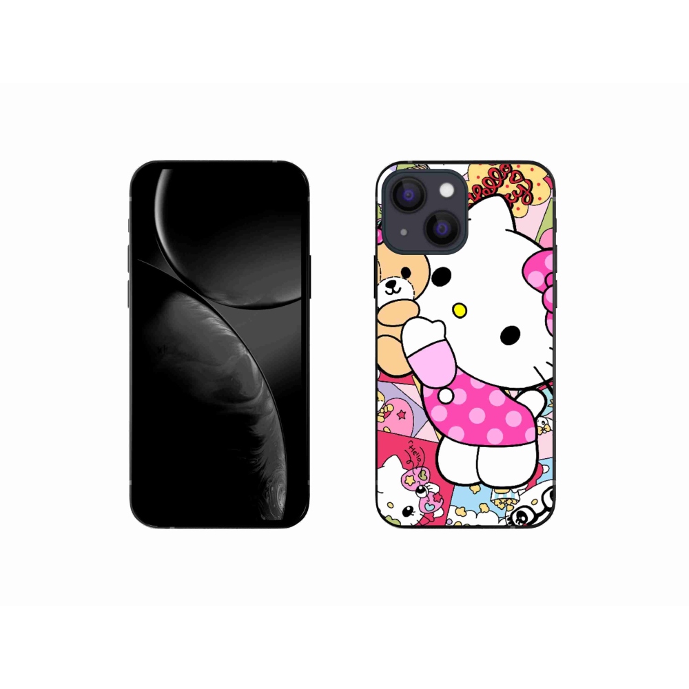 mmCase gél tok az iPhone 13 Mini-hez – aranyos cica