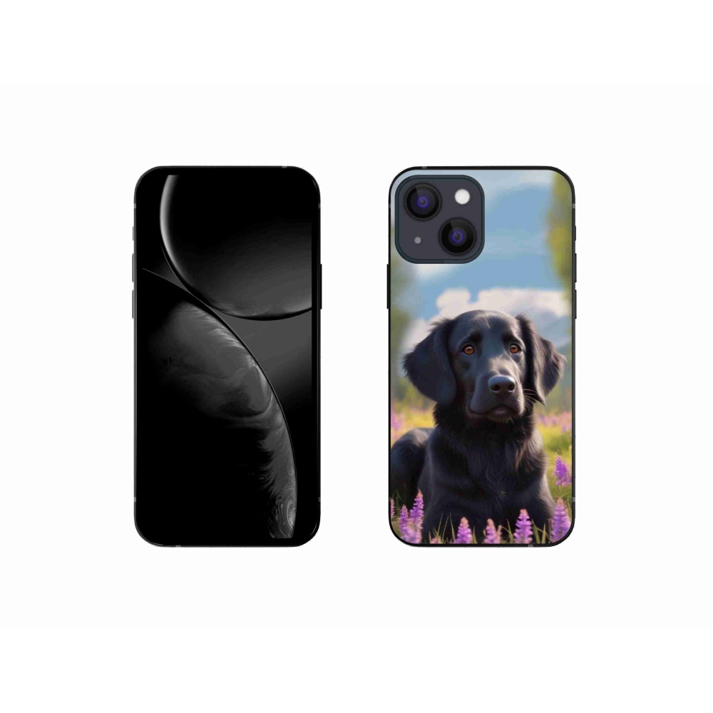 mmCase gél tok az iPhone 13 Mini-hez – elegáns fekete retriever