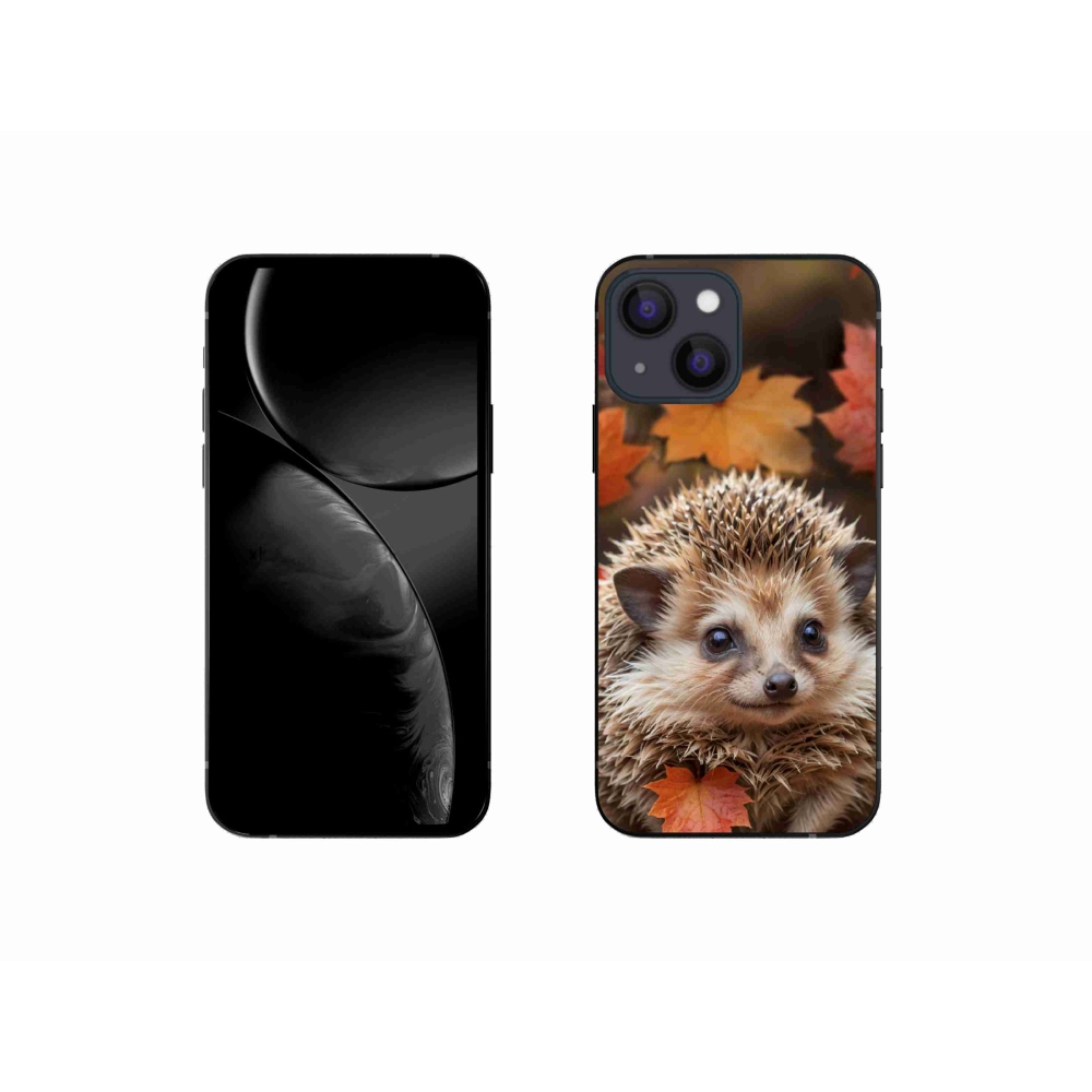 mmCase gél tok az iPhone 13 Mini-hez – sün a levelek között