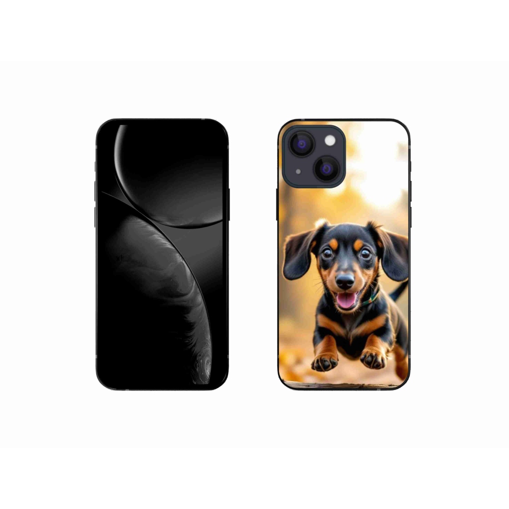 Zselés borítás mmCase iPhone 13 Mini készülékhez - tacskó 2