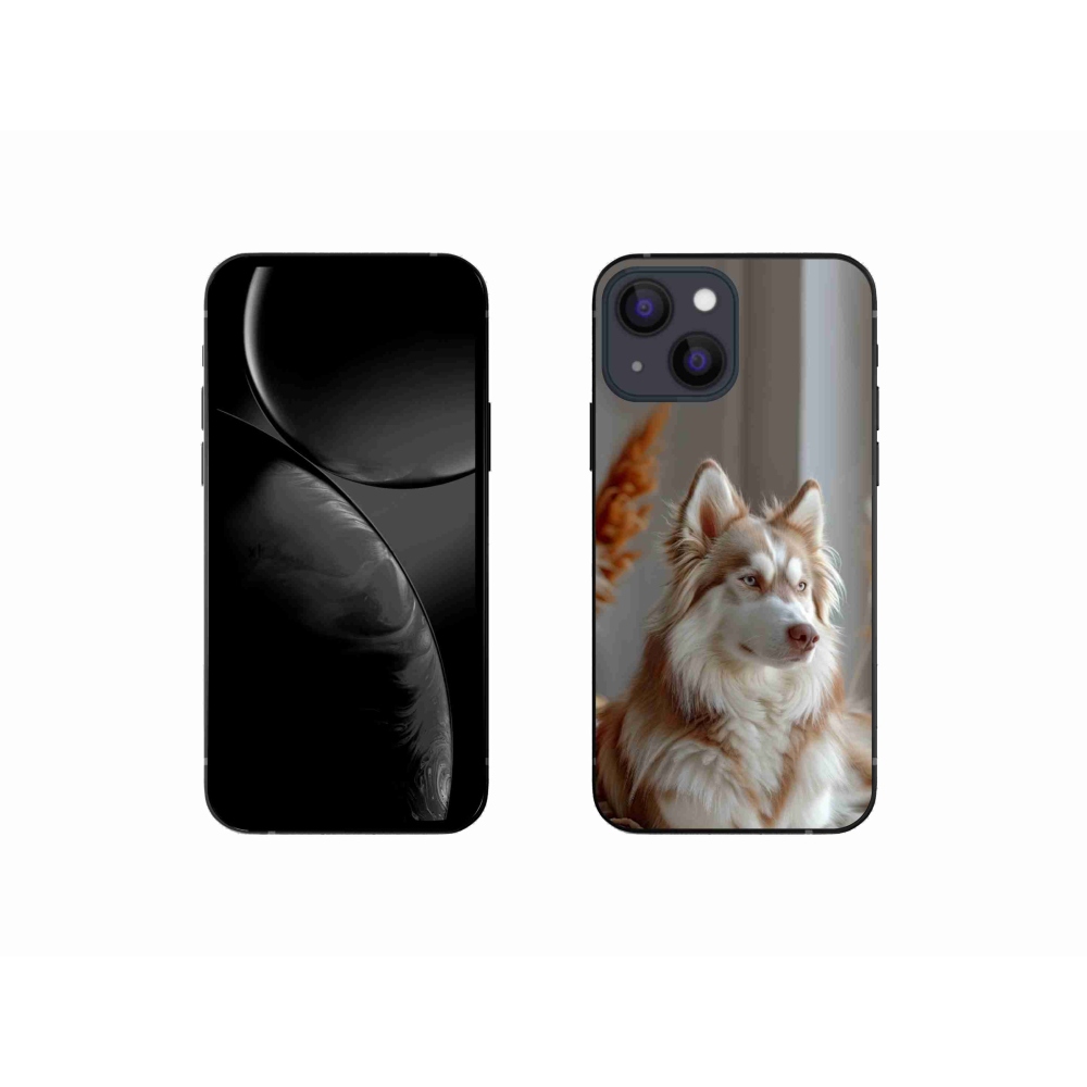 mmCase gél tok az iPhone 13 Mini-hez – nyugodt szibériai husky