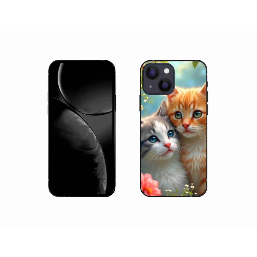 Zselés borítás mmCase iPhone 13 Mini készülékhez - macskaszerelem 2