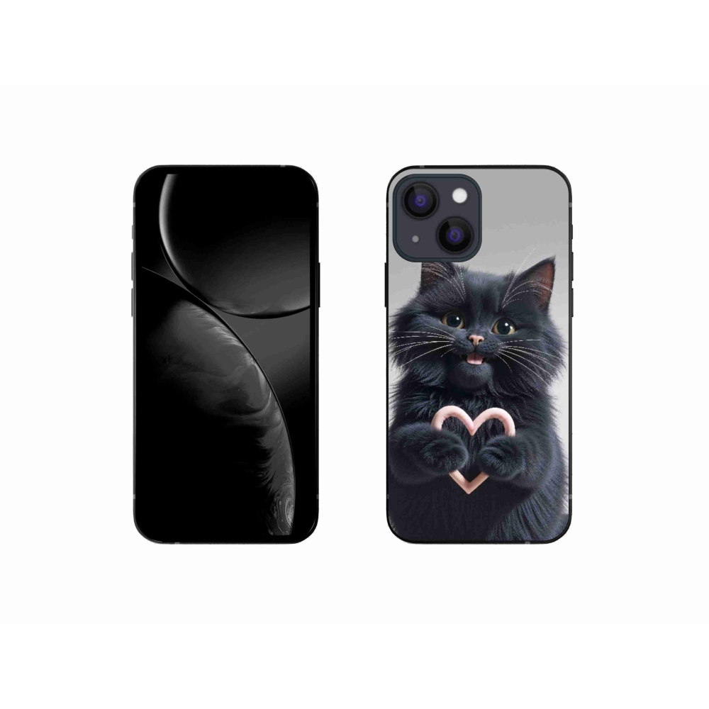 mmCase gél tok az iPhone 13 Mini-hez – Macska szerelem 3