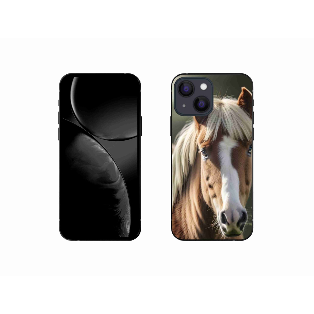 mmCase gél tok az iPhone 13 Mini-hez – világos sörényű ló