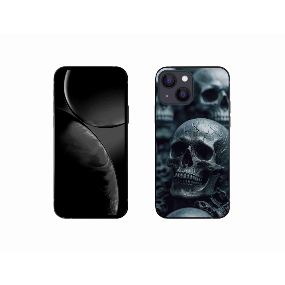 Zselés borítás mmCase iPhone 13 Mini készülékhez - koponya 2