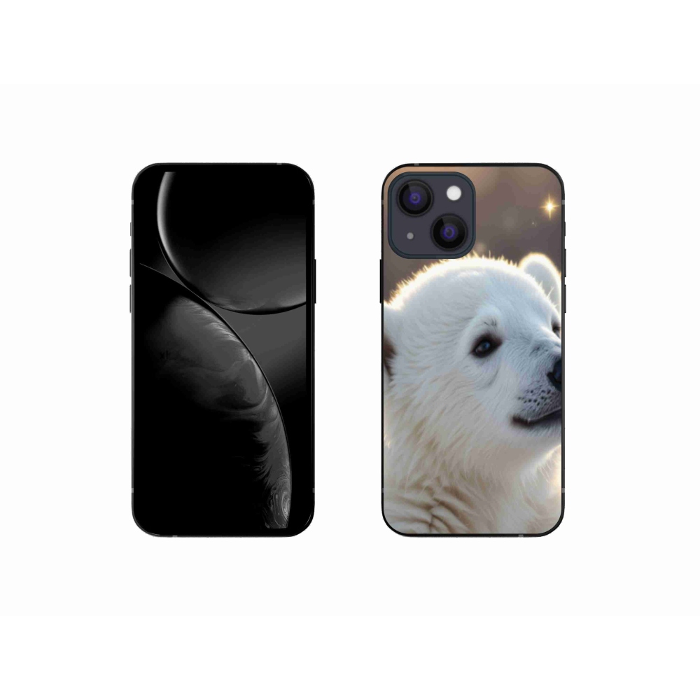 Zselés borítás mmCase iPhone 13 Mini készülékhez - jegesmedve